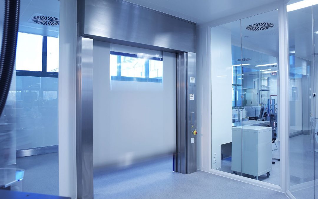 High speed doors for cleanrooms