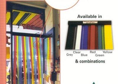 Coloured Strip Curtain