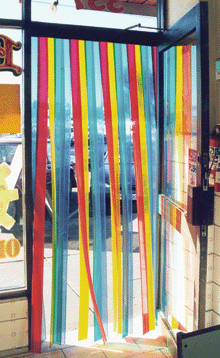 Pvc Strip Curtains Dmf, Plastic Door Curtain