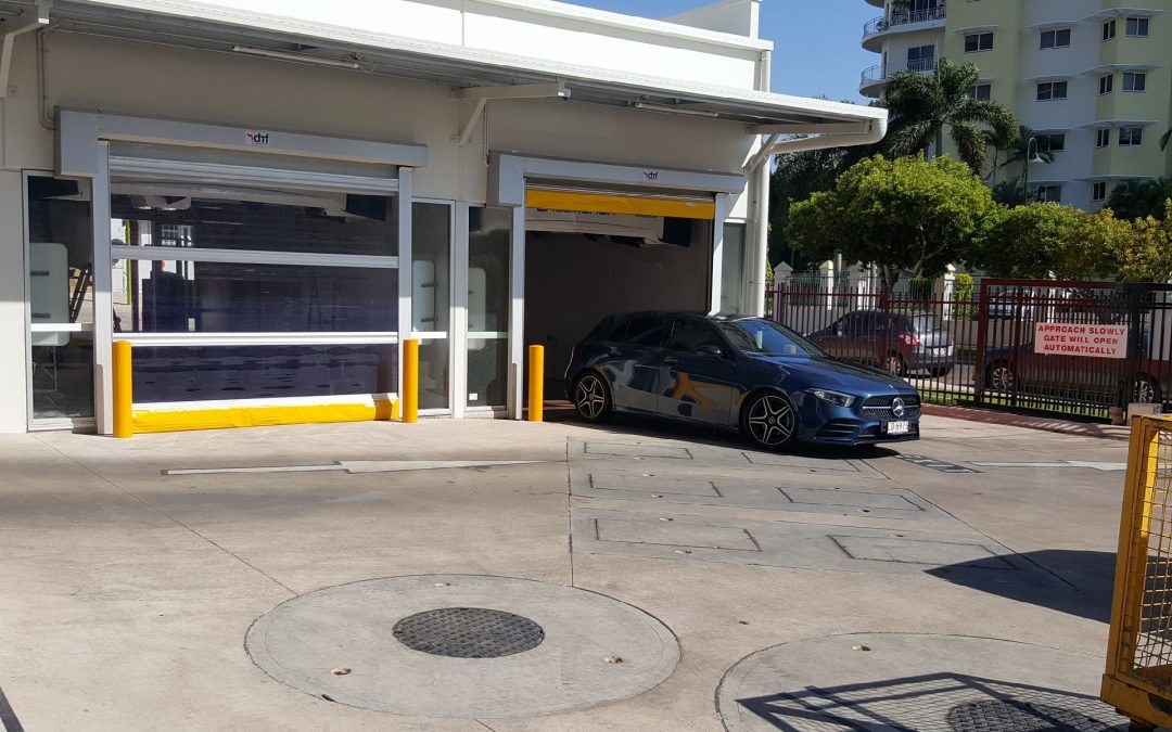 Rapid roll doors for carwashes