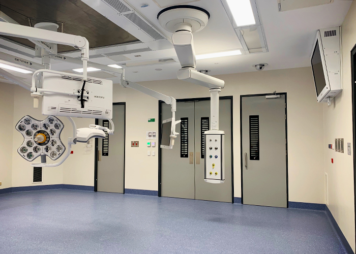 Hygienic Lead Lined XRay GRP Doors DMF